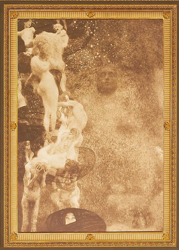 Gustav Klimt: Die Philosophie (Fakultätsbild) | 650 plus
